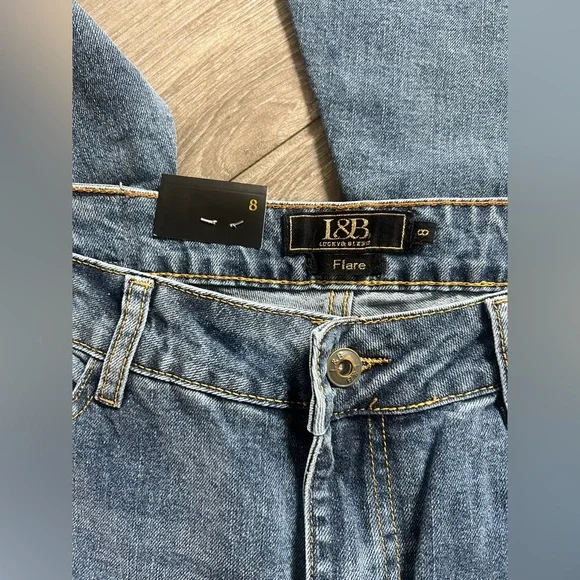 Lucky & Blessed MID Wash Flare Jeans - Picture 14 of 16